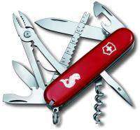 Victorinox Angler 1.3653.72 Швейцарский армейский нож красный с логотипом 