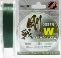 Gosen W4 Braid Hard Type PE Dark Green 150 м