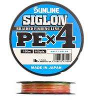 Sunline Siglon PE 4 Multi Color плетеный шнур 150 м