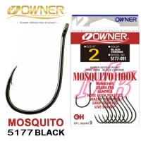 Owner 5177 Black Chrome Mosquito Hook одинарный крючок
