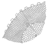 Силиконовая_сетка_для_подсака_TSR_SLNT_White