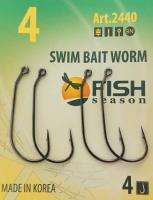 Fish Season 2440 Swim Bait Worm Офсетный крючок
