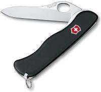 Victorinox Sentinel One Hand 0.8416.M3 Швейцарский нож с фиксатором лезвия 5 функций черный