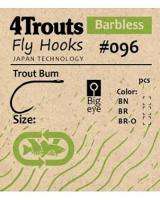 4Trouts Trout Bum (BL) 096 Крючок безбородый