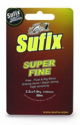 Sufix Super Fine Clear монофильная леска