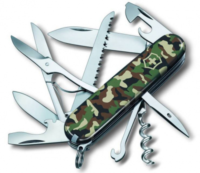 Victorinox Huntsman 1.3713.94 Нож перочинный камуфляж 15 функций