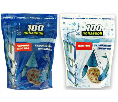 100 Поклёвок ICE Плотва прикормка зимняя 500 гр