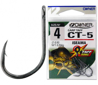 Owner 53275 CT-5 Carp Taff одинарный крючок