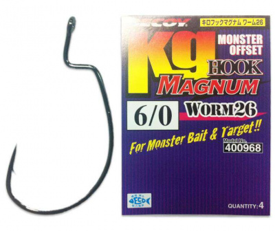 Decoy Kg Hook Magnum Worm 26 офсетный крючок