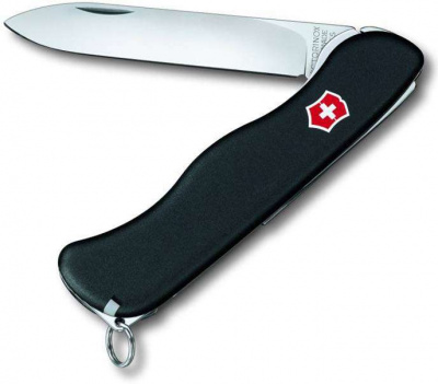 Victorinox Sentinel 0.8413.3 Швейцарский нож с фиксатором лезвия 4 функции черный