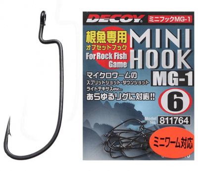 Decoy Mini Hook MG-1 Офсетный крючок