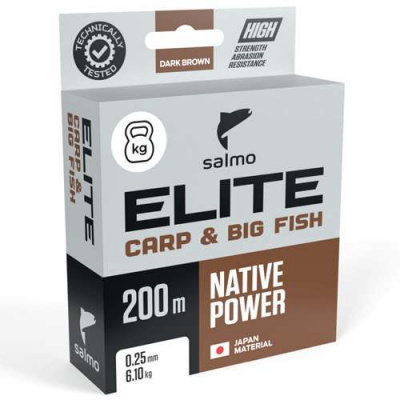 Salmo Elite Carp & Big Fish Монофильная леска 200 м