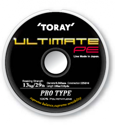 Toray Ultimate PE плетеная леска