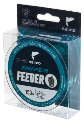Монофильная_леска_Salmo_Sniper_Feeder_Moss_Green_150_м