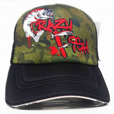 Crazy Fish Camo Original Кепка тракер