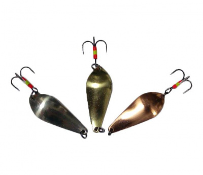 Орловская блесна Атом с тр. Owner 15 гр 6,5 см