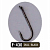Sasame_F-430_FL-6_Spw_Dull_Black_одинарный_крючок