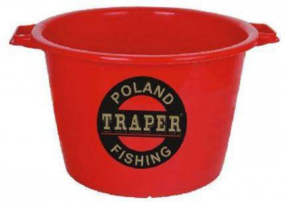 Таз для прикормки красный Traper 40 л