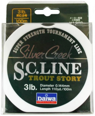 Daiwa Silver Creek S.C Line Trout Story монофильная леска