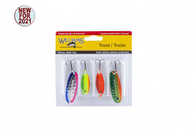 Williams Wabler Trout 4 Pack Kit UV