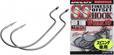 Decoy S.S. Hook Worm 19 офсетный крючок