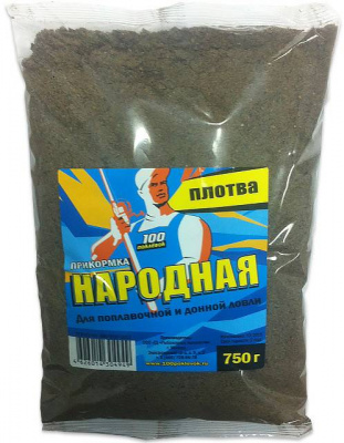 100 Поклёвок Народная прикормка 750 гр