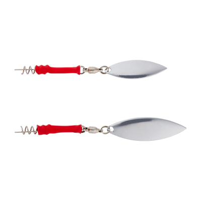 Savage Gear Screwin Spin Teaser Silver Red
