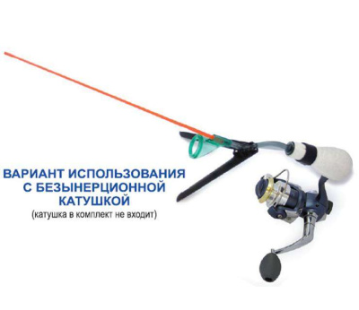 Pirs Блеснилка Удочка зимняя с катушкодержателем-1
