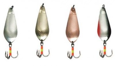 Орловская блесна Атом чешуя с тр. Owner 15 гр 6,5 см