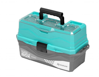 Nisus_Tackle_Box_Ящик_для_снастей_трехполочный_Бирюзовый