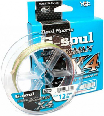 YGK G-Soul Super Jig Man X4 Плетеная леска 200 м
