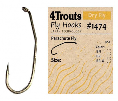 4Trouts Parashute 1350 Крючок для мушек