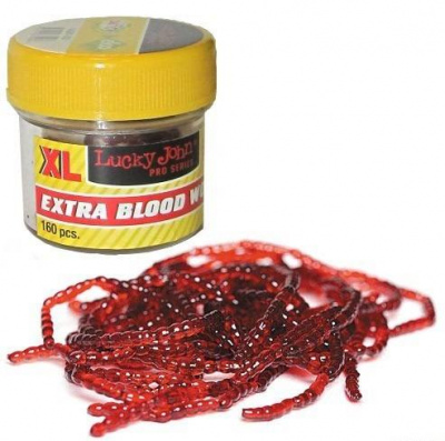 Lucky John Pro Series Extra Blood Worm Мотыль искуственный
