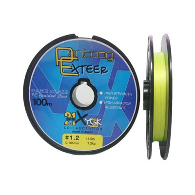 Pontoon21_Exteer_New_Generation_X4_Fiuo_Yellow_плетеная_леска_100_м