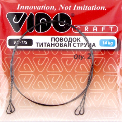 Vido_Craft_Поводок_Титановая_струна_d_0,4_мм_14_кг