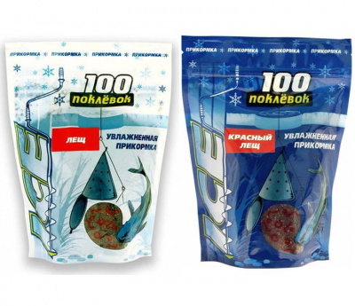 100 Поклёвок ICE  Лещ прикормка зимняя 500 гр