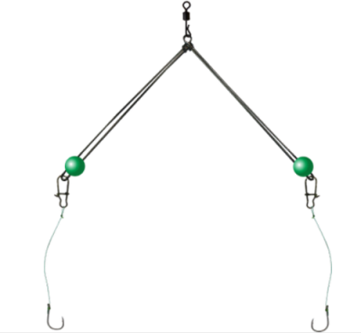 Гидропланктон_Оснастка_для_технопланктона_Λ-образная_для_двух_таблеток_с_2_крючками