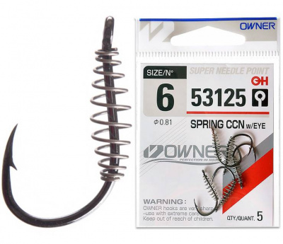Owner 53125 Spring CCN with Eye одинарный крючок