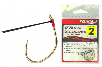Owner 5172 Wacky Weedless Hook одинарный крючок