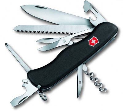 Victorinox Outrider 0.9023.3 Нож перочинный  черный 14 функций