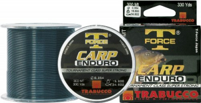 Trabucco_T-Force_Carp_Enduro_Dark_Green_Grey_монофильная_леска_300_м