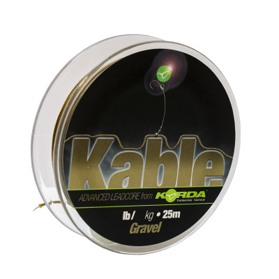 Korda_Kable_Leadcore_Лидкор_25_м_50_Lb_22_кг_KABGB_болотно_зеленый_gravel_