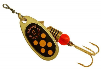 Mepps Black Fury Jaune OR