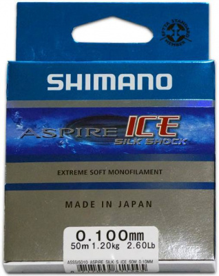 Shimano Aspire Silk S Ice Монофильная леска 50 м