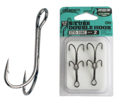 Owner STD-31 S.Tube Double Hook двойной крючок