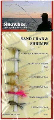 Snowbee Sand Crab & Shrimps Набор мушек