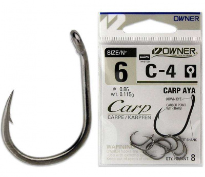 Owner 50924 (С-4) Carp Aya одинарный крючок