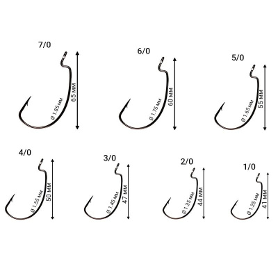 Crazy Fish Big Game Offset Hook