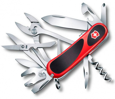 Victorinox EvoGrip S557 2.5223.SC  Нож перочинный красный/черный 21 функция