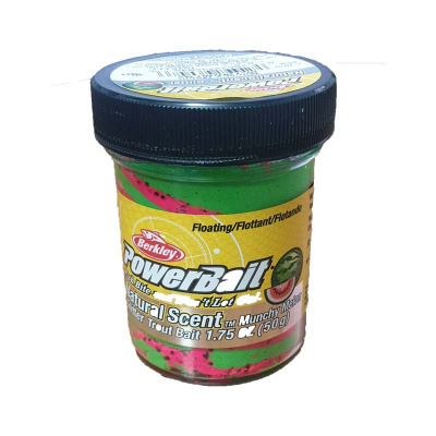 Berkley Natural Scent Glitter Trout Bait Liver Munchy Melon Паста форелевая Арбуз 50 гр